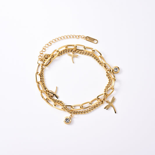 JJB0009 Wholesale Fashion Cuban Link Bracelet Men Stainless Steel Pulsera Mesh Twist Rope Thick Herring Bone Bracelet Anklet Jewelry
